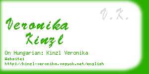 veronika kinzl business card